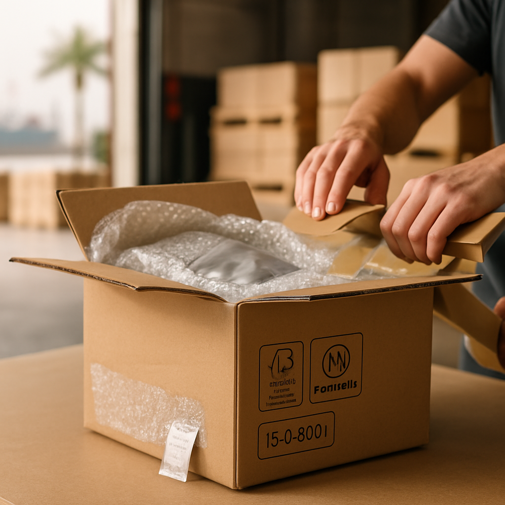 Zertifizierte Verpackungsmaterialien für sicheren Karibikversand